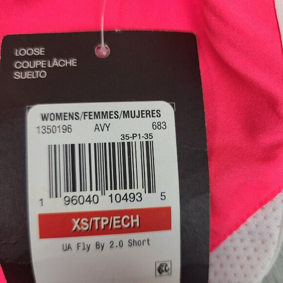 Under Armour Under Armour Womens FlyBy‎ Shorts Mojo Pink XS NWT - Picture 2 of 9